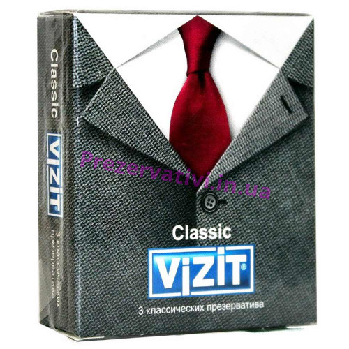 Презервативы Vizit Classic 3шт (Визит Классик) - Фото№1