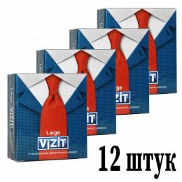 Презервативы VIZIT new Large Увеличенного размера 12шт