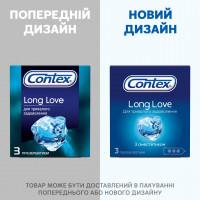 Презервативи латексні з силіконовою змазкою CONTEX Long Love (з анестетиком), 3 шт - Фото№9