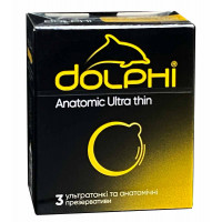 Блок презервативов Dolphi Anatomic ultra thin 63шт (21 пачка по 3шт) - Фото№5