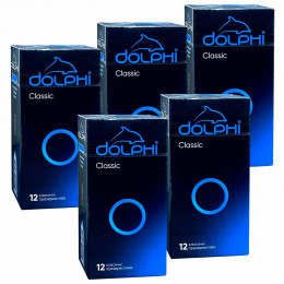 Презервативи Dolphi Classic 60шт (5 пачок по 12шт)