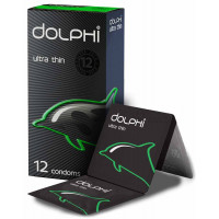 Блок презервативів Dolphi Ultra thin 144шт (12 пачок по 12шт) - Фото№4