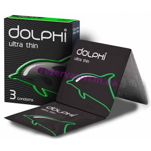 Презервативи Dolphi Ultra thin 3шт - Фото№1