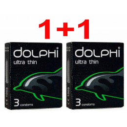 Презервативи Dolphi Ultra thin №6( (1+1 Безкоштовно)