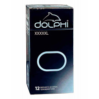 Блок презервативов Dolphi XXXXL 144шт (12 пачек по 12шт) - Фото№3