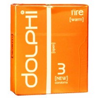 Презервативы Dolphi LUX Fire (Warm) 3шт з розігріваючим ефектом - Фото№4