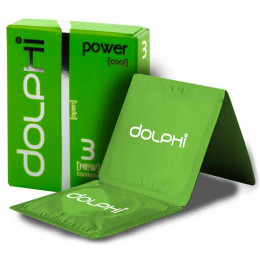 Презервативи Dolphi LUX Power (Cool) 3шт з пролонгуючим ефектом