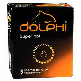 Презервативы Dolphi NEW Super Hot с возбуждающей смазкой 3шт