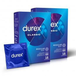 Презервативи DUREX 36шт Classic (2 пачки по 18шт)