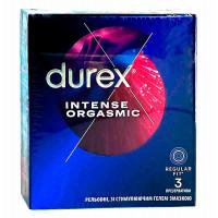 Презервативы латексные с силиконовой смазкой DUREX Intense Orgasmic (рельефные, со стимулирующим гелем-смазкой), З шт - Фото№7