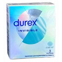 Презервативи латексні з силіконовою змазкою DUREX Іnvisible (ультратонкі), З шт. - Фото№7