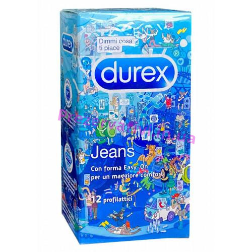 Презервативи Durex Jeans 12 шт Anatomic (термін 04.2024) - Фото№1