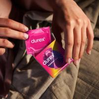 Презервативы латексные с силиконовой смазкой DUREX Pleasuremax (с ребрами и точками), 3 шт. - Фото№5