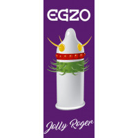 Презервативи EGZO Purple Jolly Roger з вусиками 1шт НОВИЙ ДИЗАЙН - Фото№5