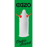 Презервативы EGZO Cocky Friend с усиками 4 пачки по 1шт - Фото№3