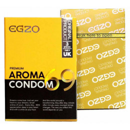 Презервативи EGZO Premium AROMA ароматизовані 3шт (термін 05.2023)