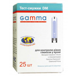 Тест-смужки GAMMA DM 25шт