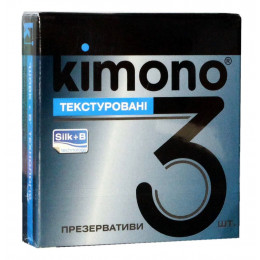 Презервативи Kimono 3шт текстуровані