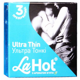 Презервативи LaHot 3шт Ultra Thіn Ультратонкі