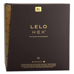 Надсучасні презервативи Lelo HEX Respect XL 36шт великого розміру