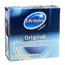 Презервативи LifeStyles Original 3шт класичні