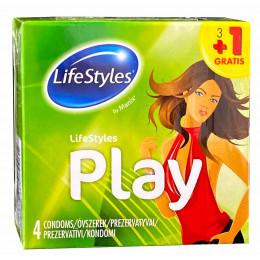 Презервативи LifeStyles Play 3шт+1(Акція)