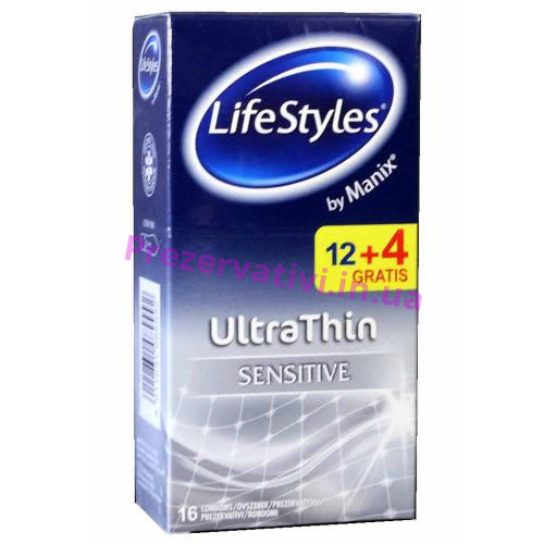 Презервативи LifeStyles UltraThin №16 тонкі - Фото№1