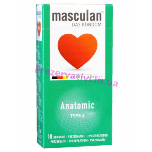 Презервативи Masculan Anatomic 10шт (Маскулан Анатомік) - Фото№1