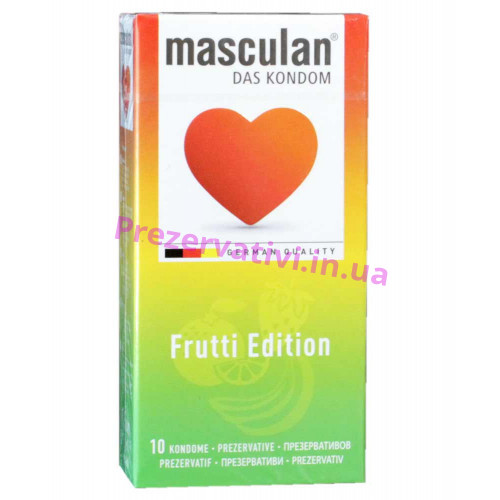 Презервативы Masculan Frutti Edition 10шт (Маскулан Фрутти Эдишин) - Фото№1