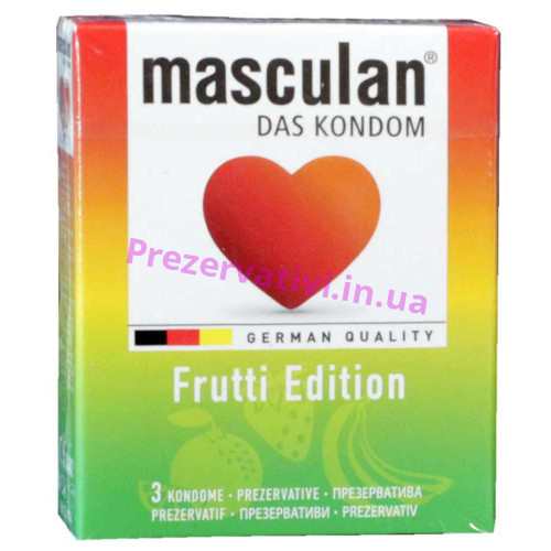 Презервативи Masculan Frutti Edition 3шт - Фото№1