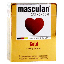 Презервативи Masculan GOLD 3шт