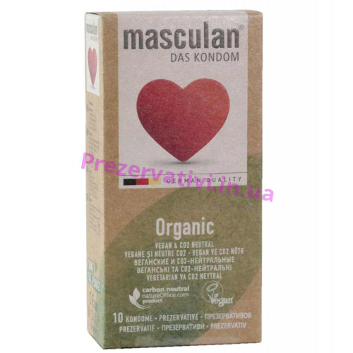 Презервативи Masculan Organic 10шт (Маскулан Органік) - Фото№1