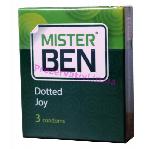 Презервативи Mister Ben Dotted Joy 3шт точкові - Фото№1