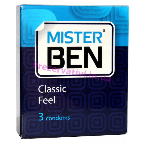 Презервативы Mister Ben Classic feel 3шт классические - Фото№1