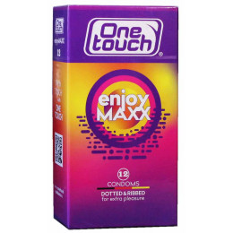 Презервативи One touch Enjoy Maxx 12шт точки та ребра