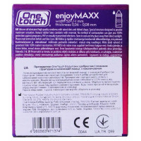 Презервативи One touch Enjoy Maxx 3шт точки та ребра - Фото№3