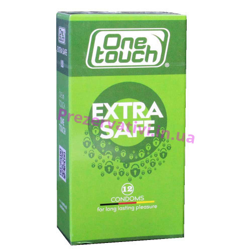 Презервативи One touch Extra Safe 12шт потовщені з рясною змазкою - Фото№1