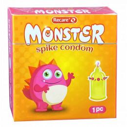 Презерватив з вусиками Recare Monster Yellowy Snick 1шт (шипи)