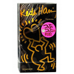 Презервативи SAGAMI Keith Haring Dots 1000 - 10шт