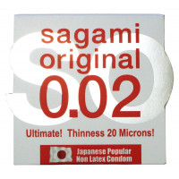 Презервативи Sagami Original 0.02 Поліуретанові 12шт (12 пачок по 1шт) - Фото№4