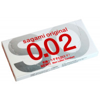 Презервативи Sagami Original 0.02 Поліуретанові 12шт (6 пачок по 2шт) - Фото№4