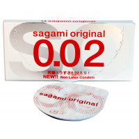 Презервативы Sagami Original 0.02 Полиуретановые 12шт (6 пачек по 2шт) - Фото№3