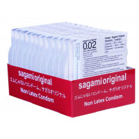 Презервативы Sagami Original 0.02 Полиуретановые 12шт (12 пачек по 1шт) - Фото№3