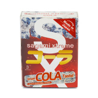 Презервативи Sagami Xtreem 3шт латексні с ароматом Cola-cola - Фото№2