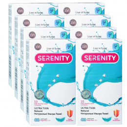 Блок презервативів Serenity Ultra Thin ультратонкі 80шт (8 пачок по 10шт)