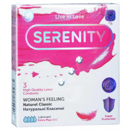 Презервативи Serenity Womans feeling класичні 3шт