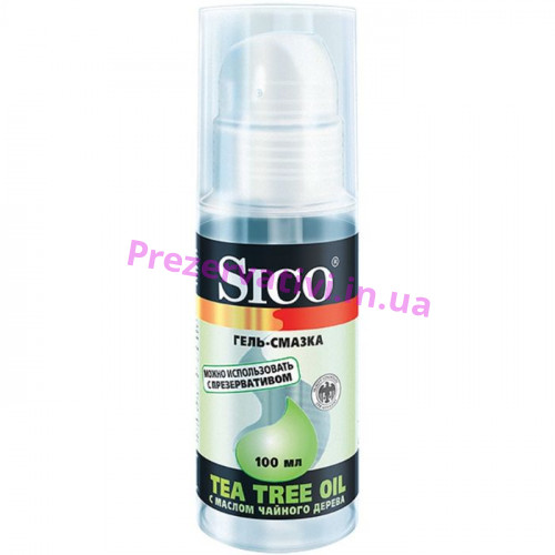 Гель-змазка SICO Tea tree oil з ма злам чайного дерева 100 мл (для анального сексу) - Фото№1