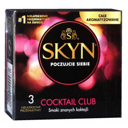 Презервативи SKYN Coctail Club безлатексні ароматизовані 3шт (PL)