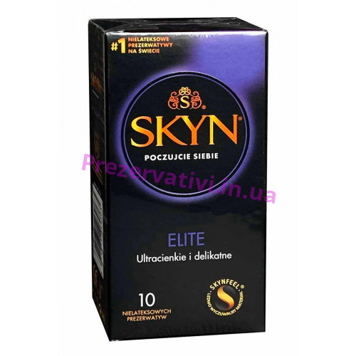 Презервативи SKYN Elite супертонкі безлатексні 10шт (PL) - Фото№1