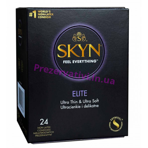 Презервативи SKYN Elite супертонкі безлатексні 24шт (PL) - Фото№1